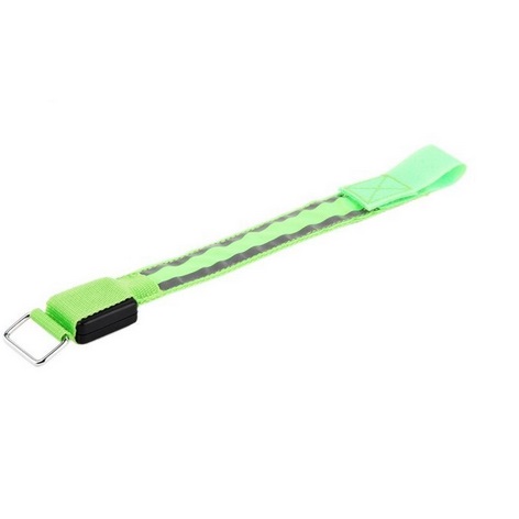 Armband wärmend mit USB Aufladung grün mit Leuchtstreifen
