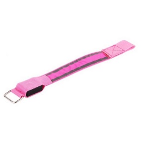 Armband wärmend mit USB Aufladung pink mit Leuchtstreifen