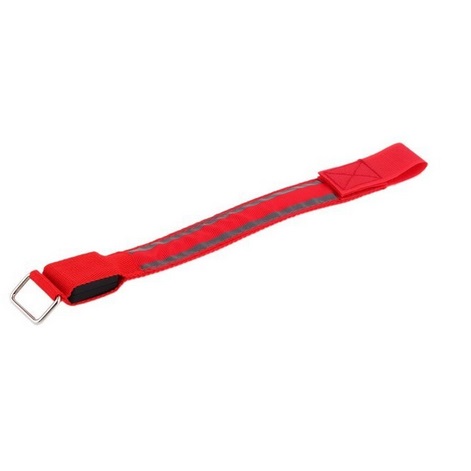 Armband wärmend mit USB Aufladung rot mit Leuchtstreifen