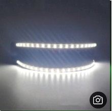 Kreative LED Laser Brille weiß